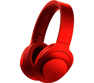 SONY h.ear on MDR-100ABNR Wireless Bluetooth Noise-Cancelling Headphones - Red SONY h.ear on MDR-100ABNR Wireless Bluetooth Noise-Cancelling Headphones - Red